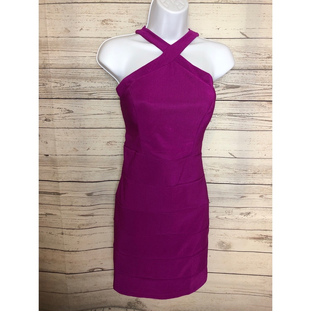 Crystal Doll Sleeveless Evening Short Mini Dress